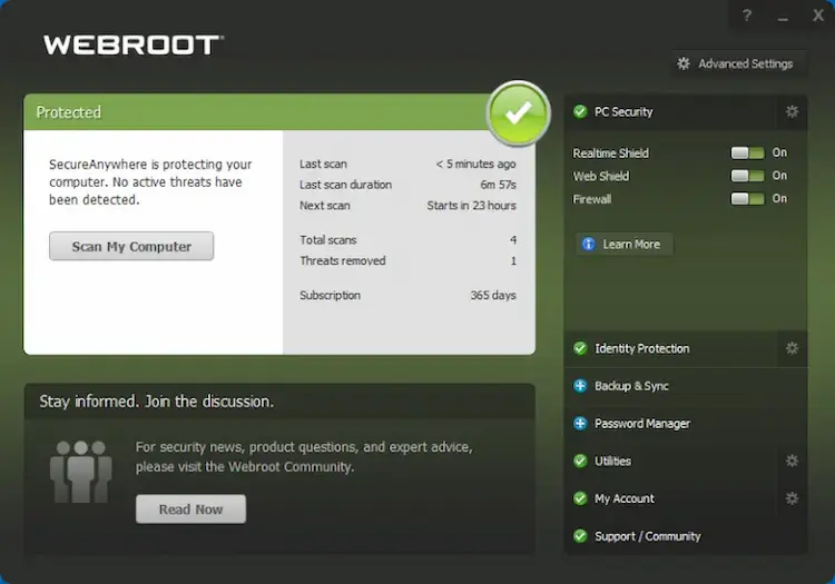 بررسی آنتی ویروس Webroot بررسی آنتی ویروس Webroot